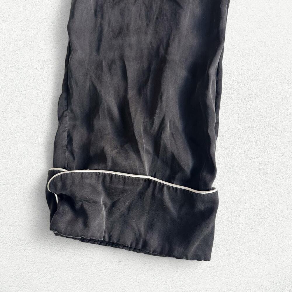 Noiri the Label Charlotte Silk Pajama Pants in Black - Picture 7 of 7